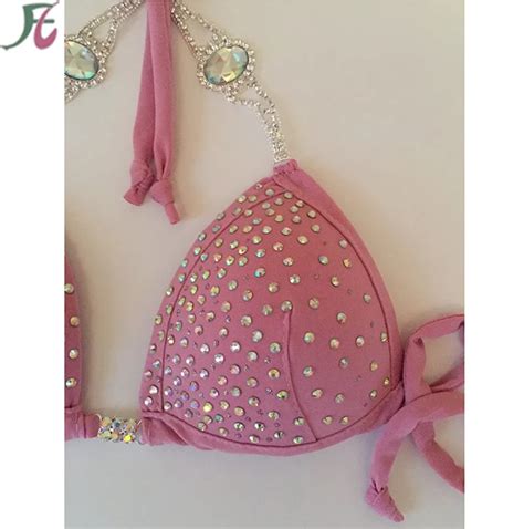 Pcs Teardrop Bikini Swimwear Crystal Bling Rhinestone Diy Swimwear Buckle Bikini Connectors