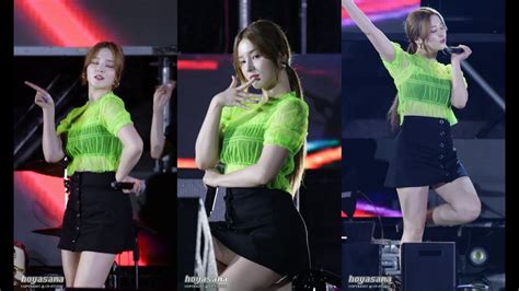 모모랜드 MOMOLAND I m So Hot 암쏘핫 낸시 Nancy 직캠 fancam DMZ P O P CONCERT by hoyasama YouTube