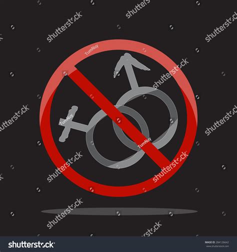 No Sex Vector Sign Stock Vector Royalty Free 284126642 Shutterstock