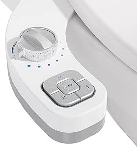 Clirass Non Electric Hot And Cold Water Bidet Attachment For Toilet Seat Self Cleaning Dual