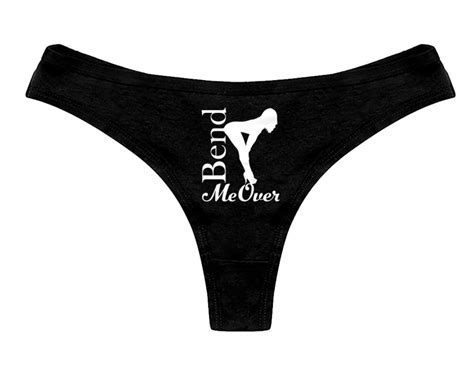 Bend Me Over Panties Fuck Me Panty Womens Thong Panties Etsy