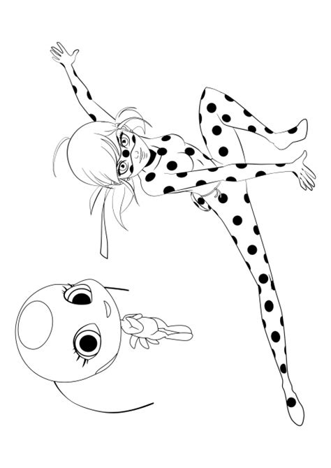 Miraculous Tikki Coloring Page