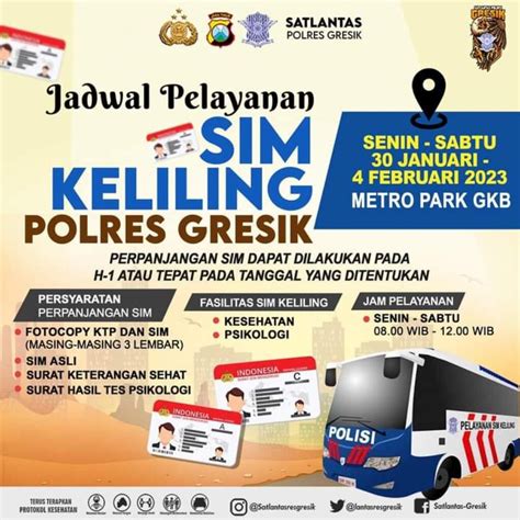 Jadwal Sim Keliling Gresik Januari Februari Gresspedia Gresik