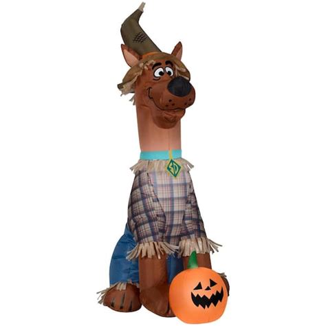 Gemmy 35 Ft H Inflatable Airblown Scooby As Scarecrow Sm Wb G 226230