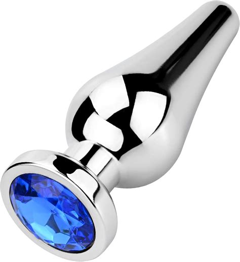 Roluck Plug anal avec kit de plug anal en métal Petit moyen et grand Avec de magnifiques