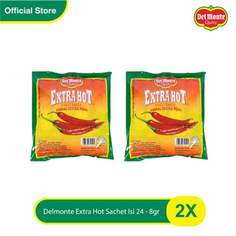 Jual Delmonte Extra Hot Sachet Isi Gr Bundling Pcs Lasallefood Tokopedia