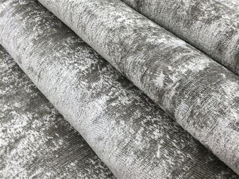 Grey Chenille Upholstery Fabric - Fabric Warehouse