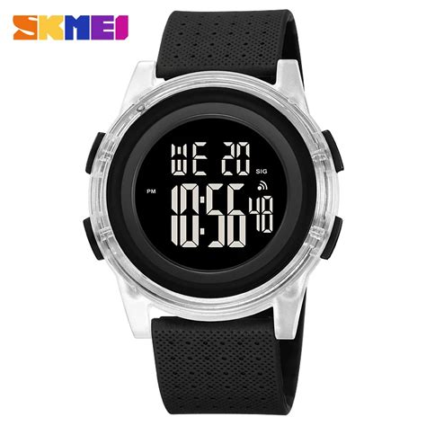 Skmei Reloj Electr Nico Transparente Para Hombre Y Mujer Cron Grafo