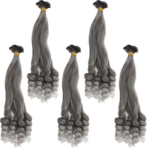 Amazon MUZIWIG Doll Hair 9 9 X 39 4 In 5rolls Curly Heat