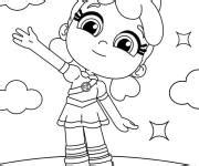 Talia Et Le Monde Arc En Ciel Coloriage À Imprimer - Coloriage Talia Et Le Royaume Arc-en-ciel gratuit à imprimer