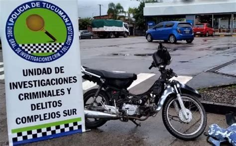 Aguilares Detuvieron A Un Joven Que Intentaba Vender Una Moto Robada