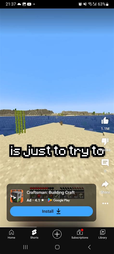 A mobile minecraft copy game stole ItsDayta's video and got over 1M ...