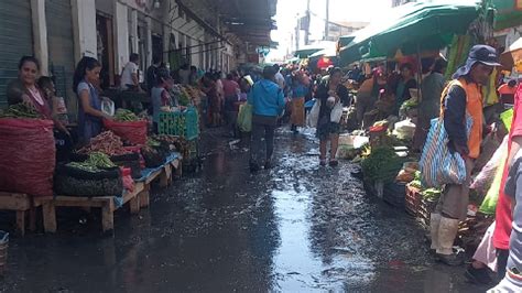 Lambayeque Chiclayo Mercado Moshoqueque Qued Lleno De Lodo Tras