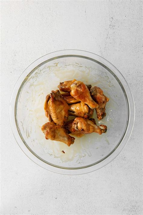 Hot Honey Chicken Wings Crispy Baked Wings L A Farmgirl S Dabbles