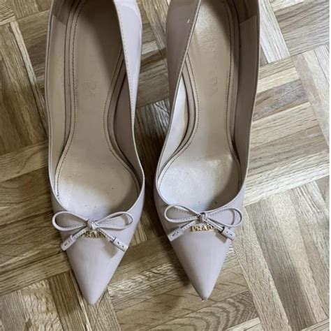 The Most Stunning Prada Nude Patent Leather Pointed Depop