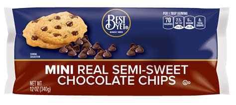 Semi Sweet Mini Chocolate Chips - Best Yet Brand