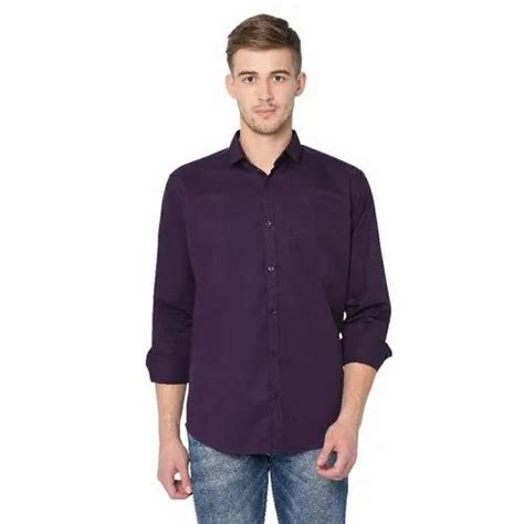 Plain Men Solid Cotton Casual Shirts Full Sleeves At Rs 300 In Ahmedabad