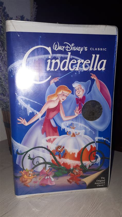 Cinderella 1988 Vhs Walt Disneys Classic Black Diamond Etsy Uk