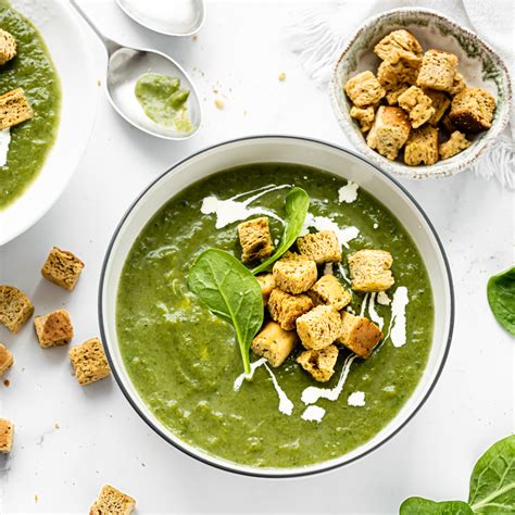 Healthy Spinach Soup Recipe Mindful Cooking