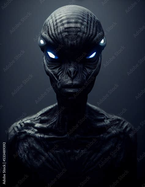 Spooky Demonic Reptilian Alien 3d Art Conceptual Illustration Stunning