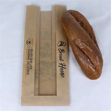 Customize Printed Paper Eco Friendly Food Grade Bread Packaging