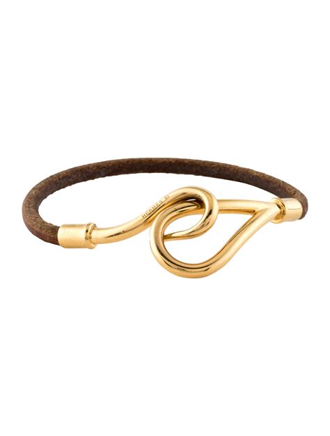 Hermès Hapi 3 MM Wrap Bracelet 18K Yellow Gold Plated Wrap Bracelets