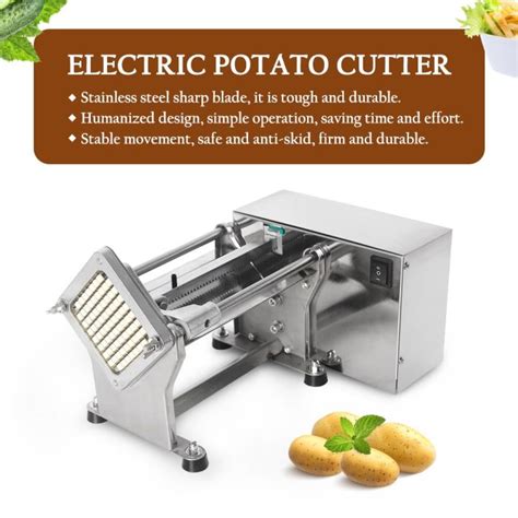 Itop Potato Chips Cutting Machine French Fries Cutter 3 Blades 7 9