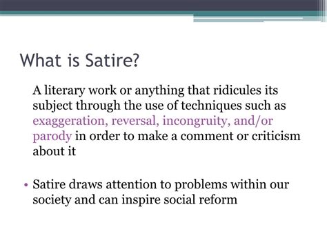 PPT - Satire PowerPoint Presentation, free download - ID:2373453