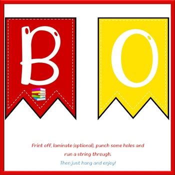 Colorful Book Fair Banner Freebie by Bright Steps | TPT