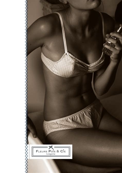 Fleurs Pois Cie Lingerie Coton Faite En France