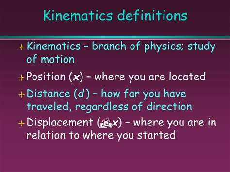 Ppt Kinematics Powerpoint Presentation Free Download Id8835293