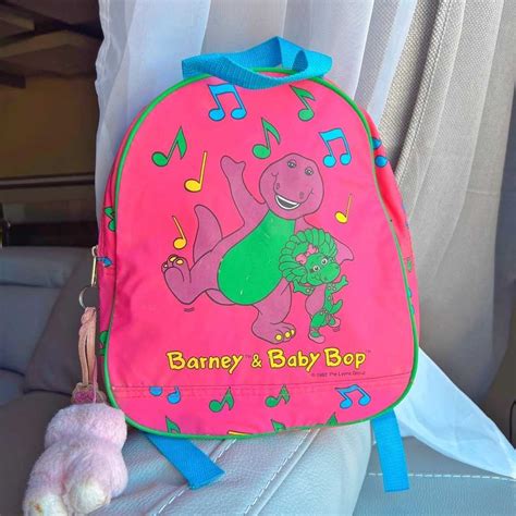 Vintage Barney Backpack Colorful 90’s Backpack Send O… - Gem