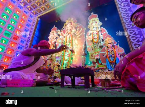 Howrah West Bengal India 5th October 2019 Jajna Hindu Purohit