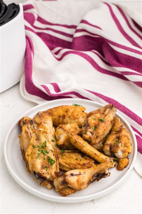 Easy Naked Frozen Air Fryer Chicken Wings Pinkwhen