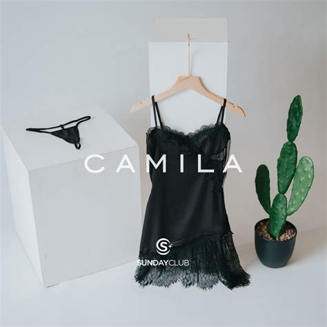 Jual Sundayclub Camila Lingerie Satin Free G String Babydoll Lingerie Baju Tidur Sexy