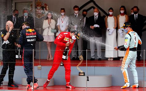 F1 Winners Celebrate with Ferrari Trento at the Formula 1 Grand Prix De ...