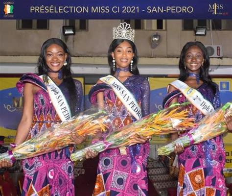 Côte dIvoire Présélection miss Fatima Mourad boucle la boucle à San