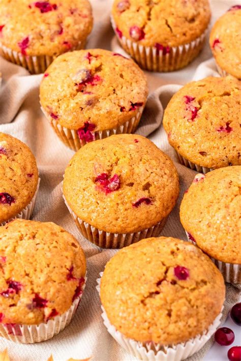 Libby S Pumpkin Muffins With Cranberries Cookrita