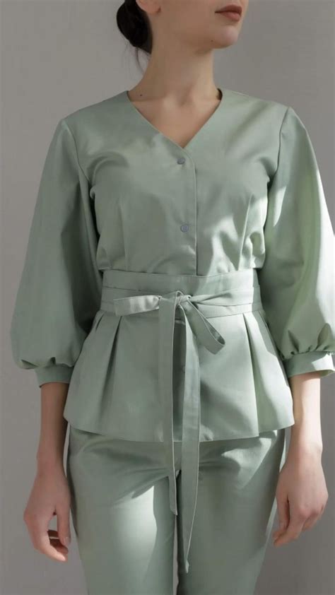 Жіночий медичний костюм (фісташка) "Жасмин"