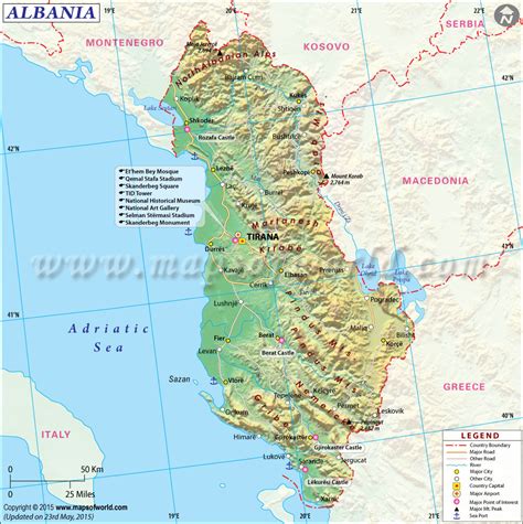 Albania Map Map Of Albania Collection Of Albania Maps