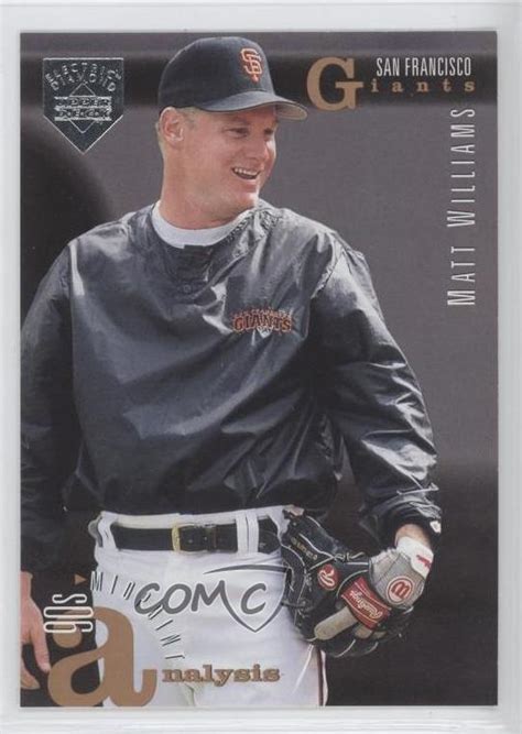 1995 Upper Deck Electric Diamond Silver 106 Matt Williams For Sale