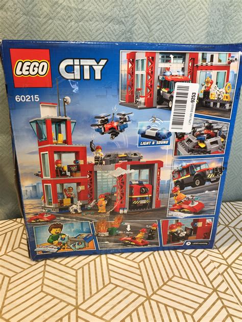 LEGO City Fire Station 60215 Fire Rescue Tower Building Set *OPEN BOX/