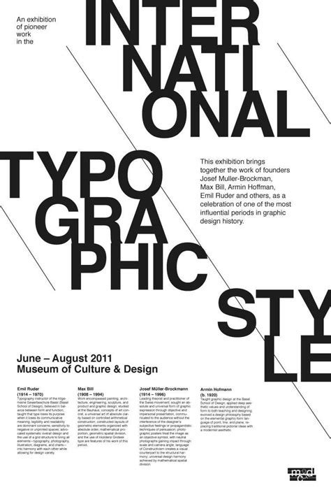 Exam Preparation International Typographic Style Poster Design