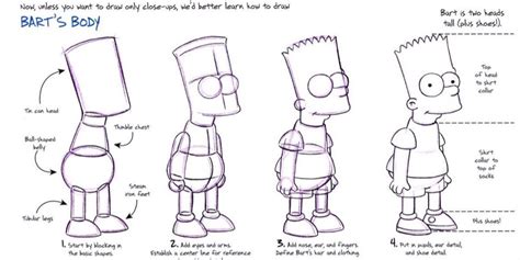 The Simpsons Original Model Sheets Animation Daily Art Simpsons