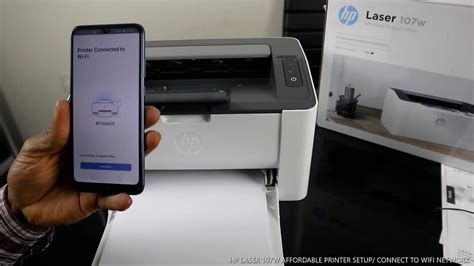 Hp Laserjet How To Set Up Connect To Wifi Network Youtube