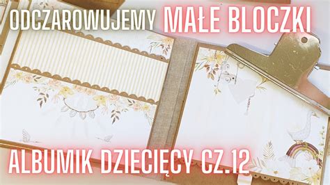 Albumik z małych bloczków 12 Koperta przestrzenna Scrapbooking YouTube