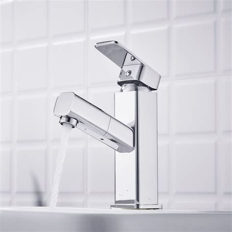 High Quality Bathroom Brass Body Single Handle Hot Cold Water Faucet Wash Basin Tap Waterfall