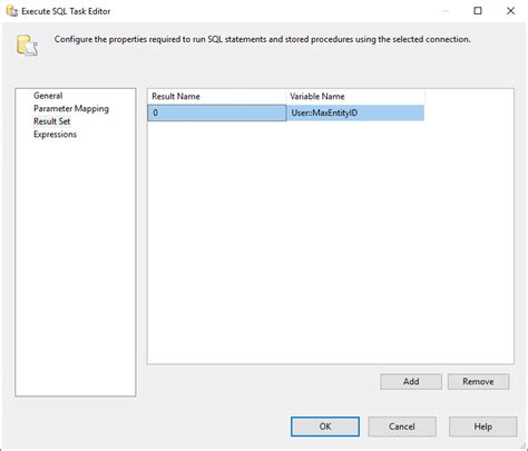 Execute Sql Task In Ssis Output Parameters Vs Result Sets