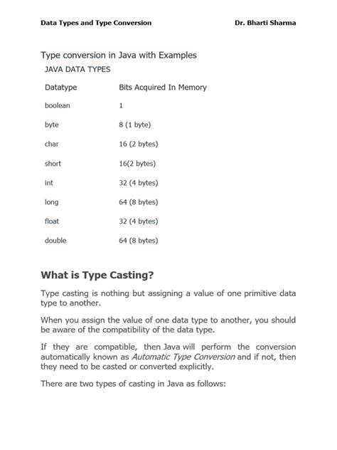 Typecatsing Datatypes Pdf Data Type Integer Computer Science