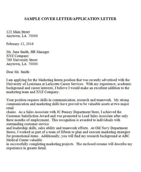 FREE 6 Sample Application Letter Formats In PDF MS Word